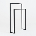 Riidestange Henk 100x70x20 cm, must