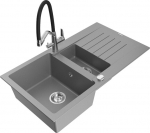 Graniidist k&ouml;&ouml;givalamu Mexen Matias segistiga ja sifooniga, Grey/Black/Chrome