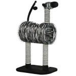 Kassipuu sebra disainiga, 1 kassitunnel, 3 kriipsumispulka 48,5 cm x 35 cm x 93 cm, Must + Valge
