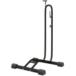 Jalgrattahoidik, vertikaalne/horisontaalne, 24-29", 700c, 41 x 41 x 76-121cm, teras, must, Juoda