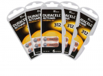 Duracell ActivAir A312 (PR41) kuuldeaparaadi patareid 5x6 tk, 30 tk.