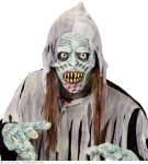 Hirmutav zombie mask juustega t&auml;iskasvanule