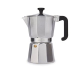 La Cafeti&egrave;re Venezia Alumiiniumist Espresso Valmistaja 6-Tassile - H&otilde;bedane