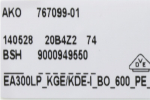 Bosch Siemens Programmeeritud Juhtimismoodul KGE36AI30 KGE36AI40 Originaal 00657872
