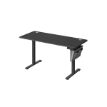 Elektriliselt reguleeritava k&otilde;rgusega kirjutuslaud 60 x 140 x (72-120) cm, must