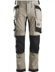 Snickers 6241 t&ouml;&ouml;p&uuml;ksid Stretch AllroundWork khaki 44 46 48 50 52 54 56 58 60