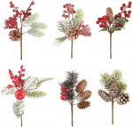 Jangostor kunstlikud j&otilde;ulukuuskede oksad 6 tk komplektis