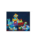 3D hoone magnetilised tellised LED valgustatud 134 el.
