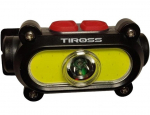 Tiross led taskulamp peas laetav XPE 120lm + COB 200lm, 18650 1200mAh