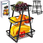 3-astmeline metallist puuviljakorv