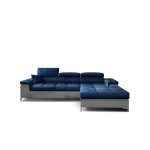 Pehme nurgadiivan NORE Ricardo, sinine/hall