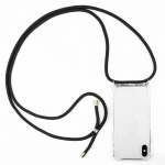 Kaelakee Lookabe, telefonile iPhone Xs Max, kuldmust (loo005)