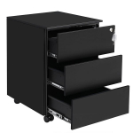 Kapp ratastega Songmics 55 cm, must