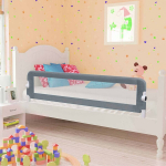 vidaXL voodipiire v&auml;ikelapse voodile, hall, 150 x 42 cm, pol&uuml;ester