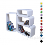 Riiulite komplekt CUBE LO01, valge
