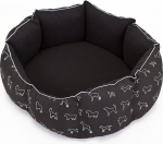 Koera pesa Hobbydog New York, L, Black Dogs, 65x55 cm