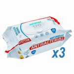 Niisked antibakteriaalsed salvr&auml;tikud Naturelle Super Pack &uuml;lipehmed, 3 x 120 tk