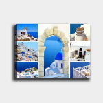 Reproduktsioon l&otilde;uendil Santorini