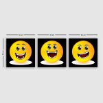 Kolmeosaline reproduktsioon Emoji