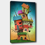 Reproduktsioon V&auml;rvilised puitmajad