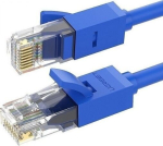 Ugreen Etherneti patchcord-kaabel RJ45 Cat 6 UTP 1000Mbps 2 m sinine (NW102 11202)