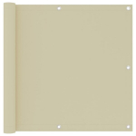 vidaXL r&otilde;dusirm, kreemjas, 90 x 300 cm, oxford-kangas