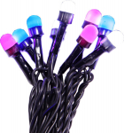 Valguskett Cherry 4 m, 42 Led, v&auml;rviline, voolutoide, sise/v&auml;lis IP44