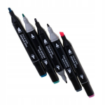 Kahepoolsed viltpliiatsid joonistamiseks, 80 tk. Komplekt