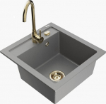 Graniidist k&ouml;&ouml;givalamu Mexen Vito koos segisti ja sifooniga, Grey+Gold