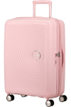 Keskmine kohver American Tourister Soundbox Pastel Pink, M, roosa