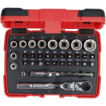 KS Tools t&ouml;&ouml;riista komplekt 1/4 TORSIONpower Socket Box 33-piece