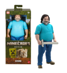 Mattel Minecraft Movie gro&szlig;e Steve-Actionfigur (30 cm gro&szlig;e Sammelfigur)