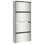 4 sahtliga Kingakapp，jalan&otilde;udekapp peegliga, hall Sonoma tamm, 63x17x134 cm CFE973065