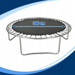 Trampoliini matt h&uuml;ppenuiaga 305-312 10 jalga 60 vedruga tugev vastupidav