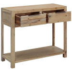 konsoollaud，kohvilaud 82 x 33 x 73 cm toekast akaatsiapuidust CFE96125