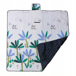 Rannatekkel, piknikutekk, telkimismatt palmidega 150x200, veekindel