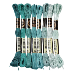 Tikkimisniidid , 6 kihti, #06 Light Sea Green*8Skeins