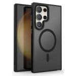 Evelatus Samsung Galaxy S25 Ultra H&uuml;briid&uuml;mbris Magnetilise PC+TPU Must