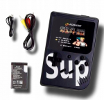 Mini retro kaasaskantav konsool Ekran 3.0 400 M&auml;ngu Sup 1b1 V&auml;rv Must