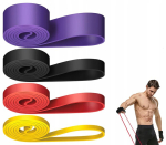 4 treeningkummi power band takistuskummide fitnessikomplekt