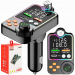 Bluetooth auto fm saatja Bt 5.0 Qc laadimine 3x Usb Rgb audio