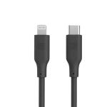 Evelatus Pehmev&otilde;im MFI Kaabel USB-C kuni Lightning 1.2M 60W 3A Silikoon Must