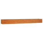 taimekast，&otilde;iepott，lillepott, rooste, 480x80x45 cm, Corten-teras CFE28740