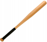 Dkm puidust pesapallikurikas 34" / 86 cm naturaalne kindla haardega