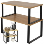 Kaheosaline bambusest riiul k&ouml;&ouml;gitarvete ja v&uuml;rtside jaoks