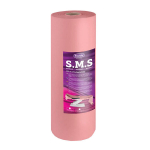 Beautyfor h&uuml;gieenilised voodikatted SMS (lausriie) roosa 80cm x 150m 75 lehte/rull
