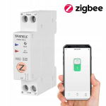 Zigbee 16a relee Din-liistul sisse/v&auml;lja l&uuml;liti Tuya Smart Life Ha