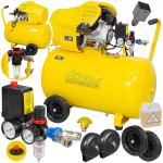 &Otilde;likompressor &otilde;hukompressor kolbpump 100l v2 v&otilde;imas t&otilde;hus