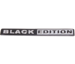 Kvaliteetne kleebis embleem alumiinium chrom black edition 3d kumer