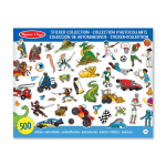 Melissa & Doug 500 kleebised poistele: teema on mitmekesine
